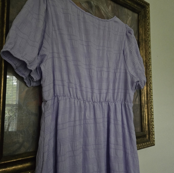 NWOT Shein Curve Lavender Maxi Dress 1x (14) - Picture 9 of 10